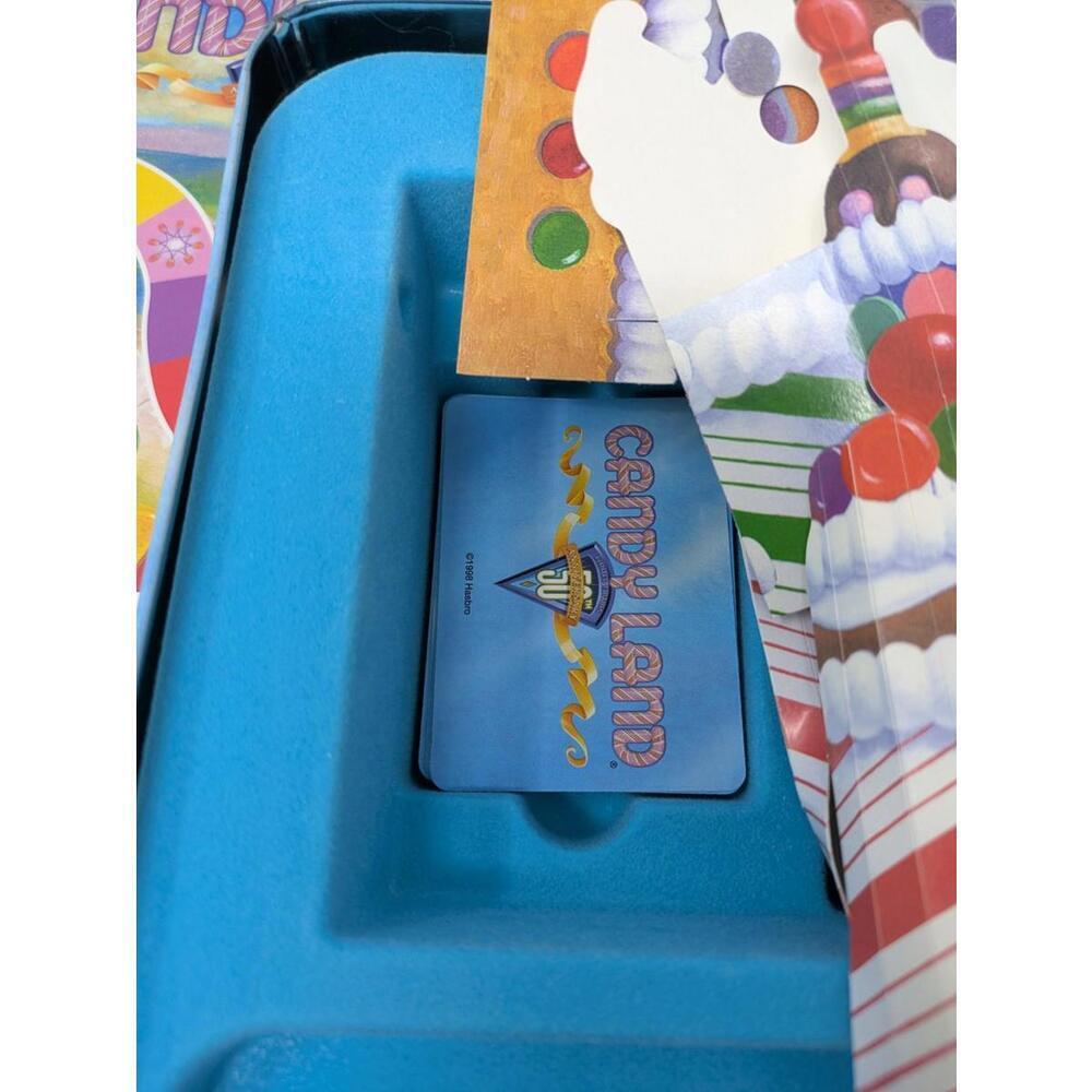 Vintage 1998 Candy Land 50th Anniversary Board Game Tin Complete - Picture 4 of 7